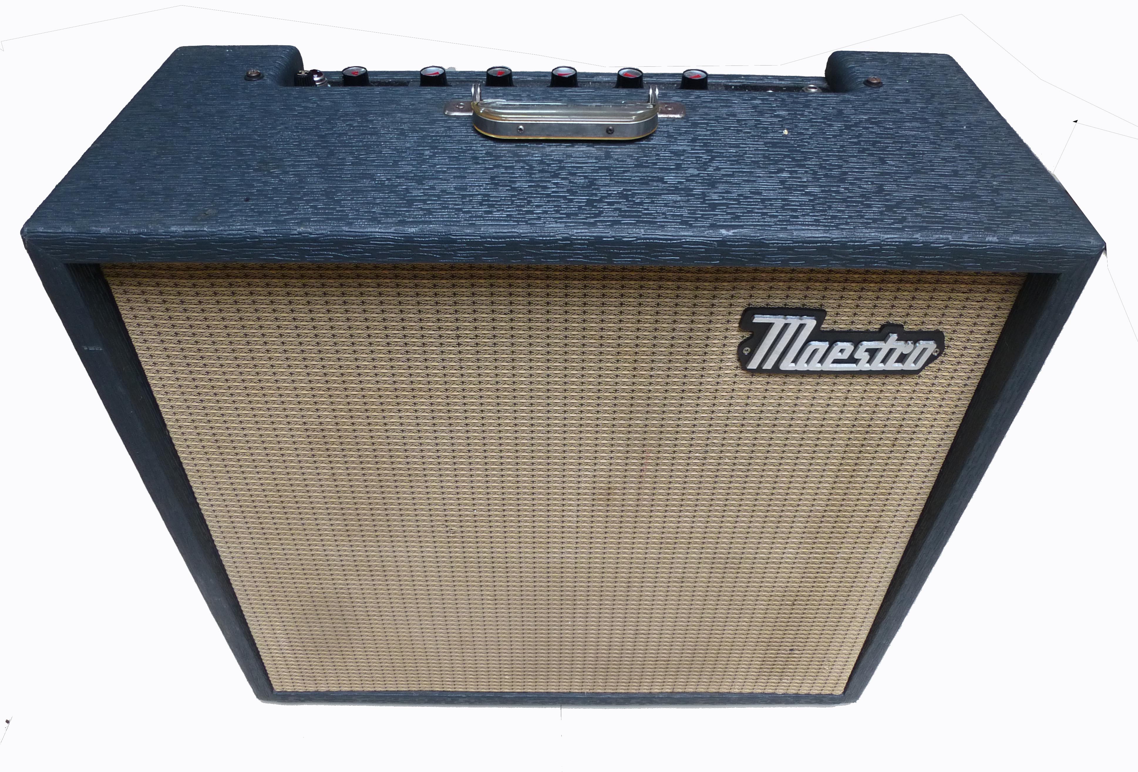 Gibson/Maestro M216RVT 1960 Dark Grey Tolex Amp For Sale