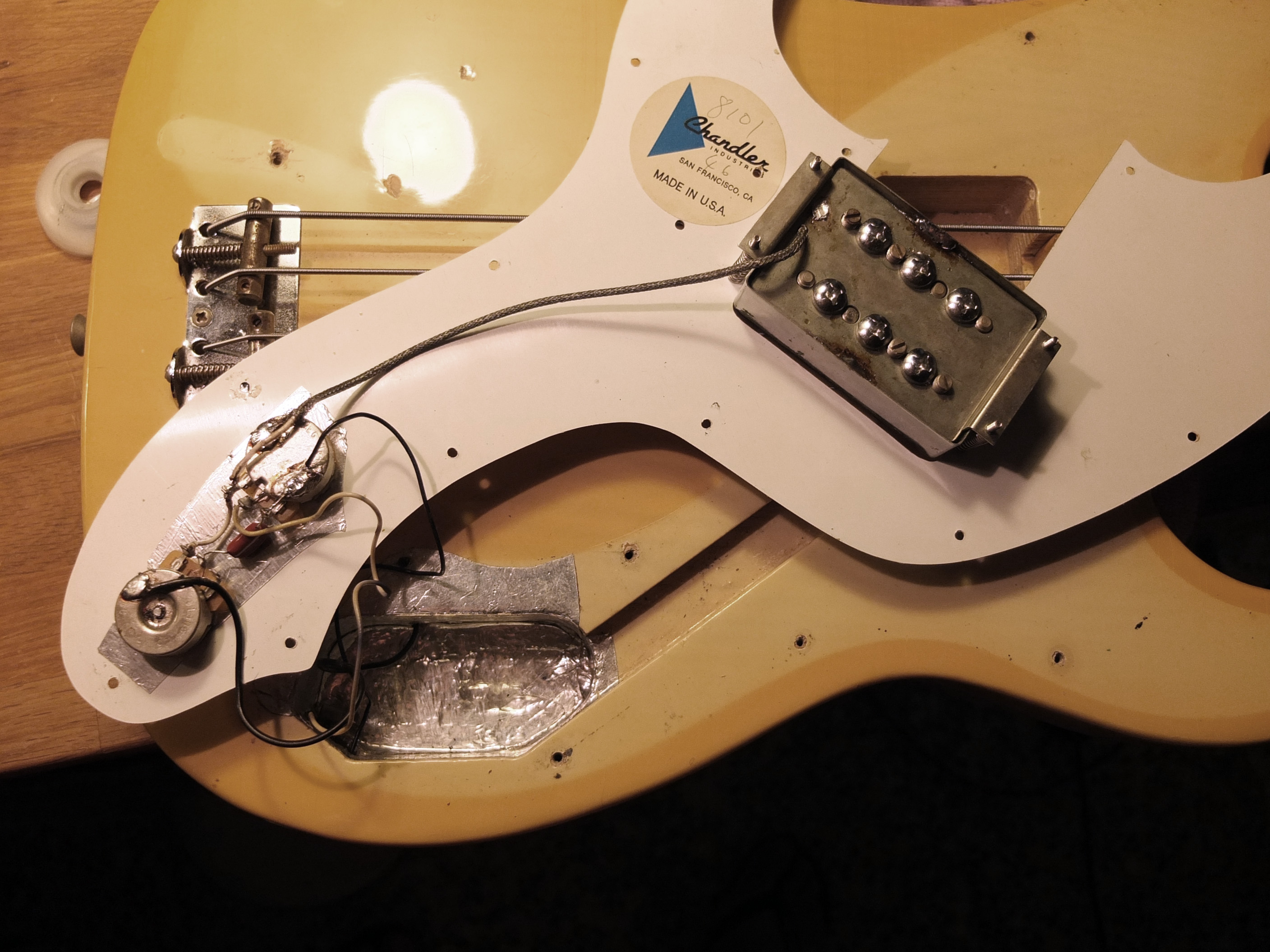 Fender Telecaster Bass (Humbucker) 1971 Blonde Bass For Sale