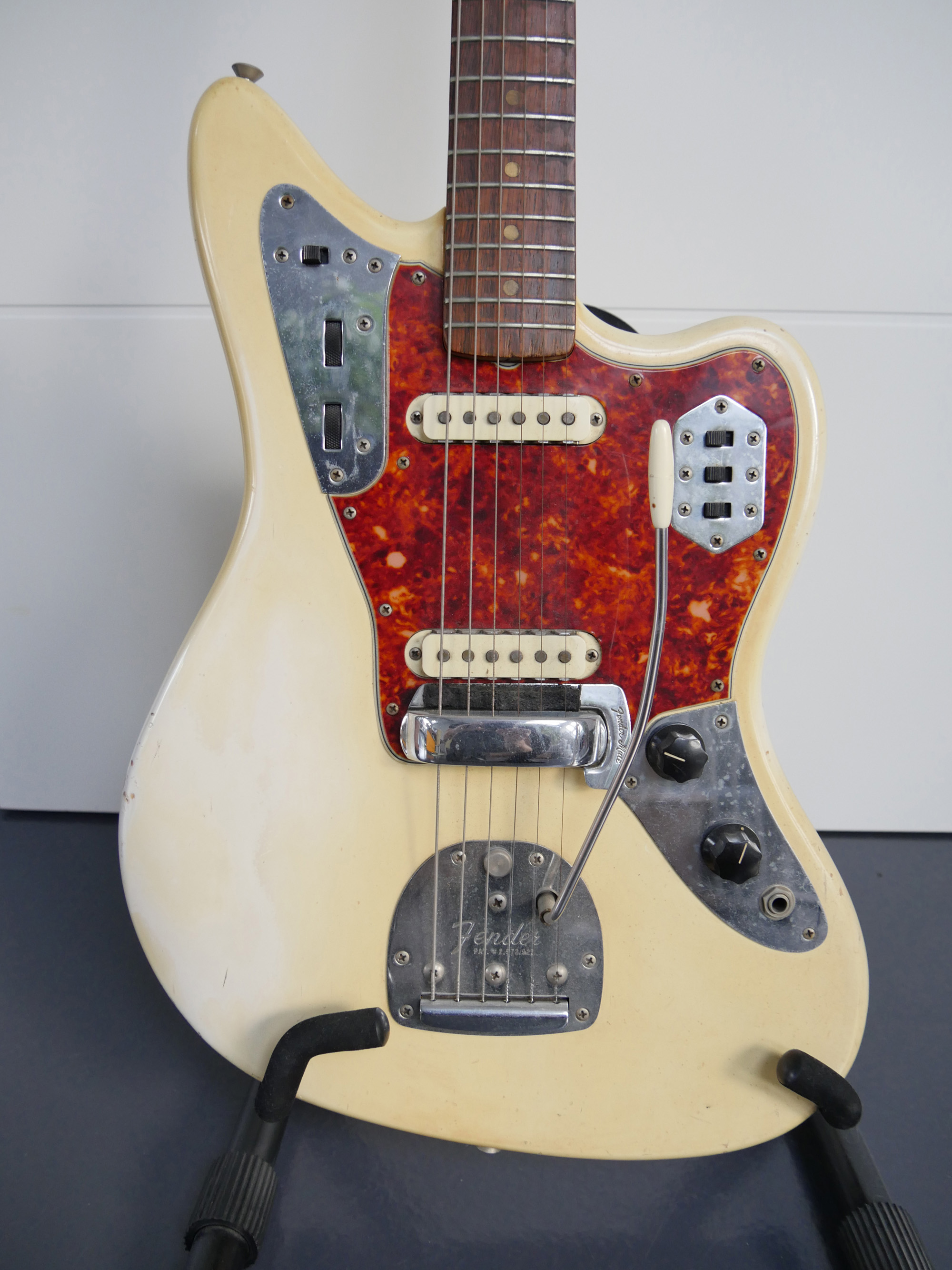 Fender Jaguar 1964 Olympic White Guitar For Sale