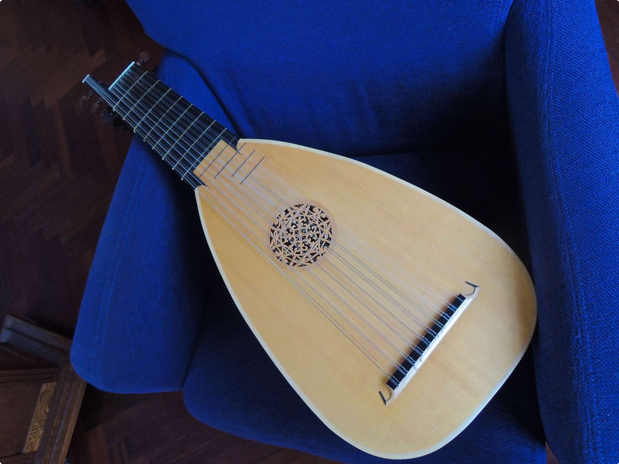 Edward B Jones David Rubio 10 Course Lute 1970 Stringed