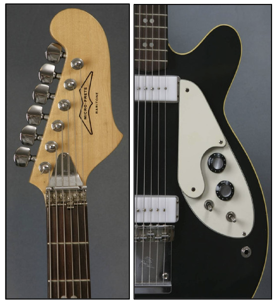 Micro Frets Baritone 1970's Guitar For Sale Niles Harper Guitars