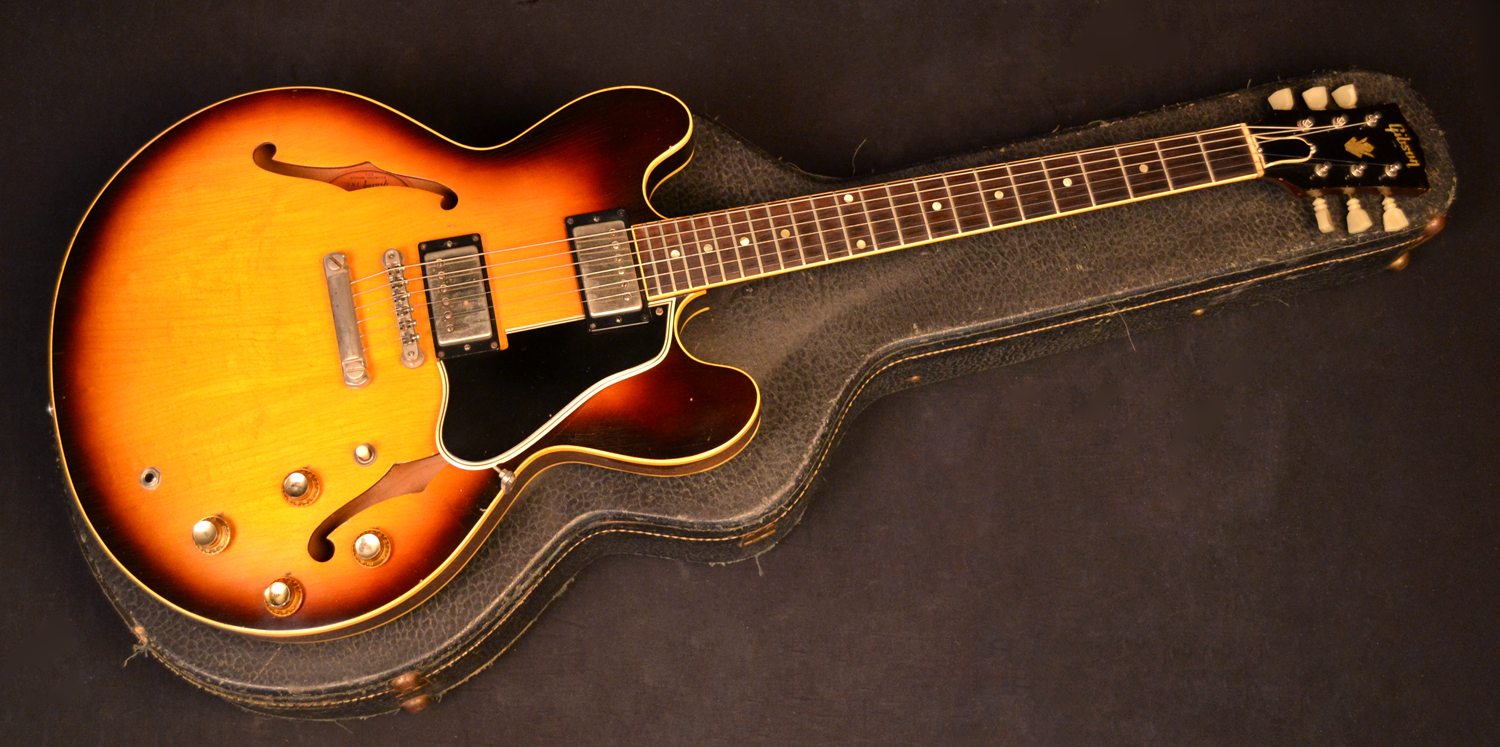 Gibson ES 335 1961 Sunburst Guitar For Sale Jims Guitars Inc.