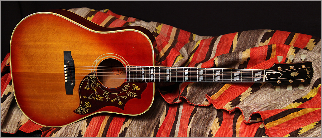 kong / 1963 Sunburst  vintage / / guitar hong Gibson HUMMINGBIRD / Guitar