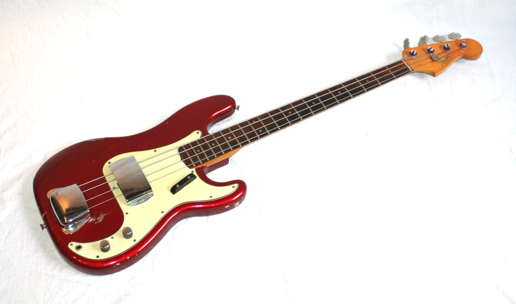 Fender Precision Bass 1964 Candy Apple Red Bass For Sale Bass N Guitar