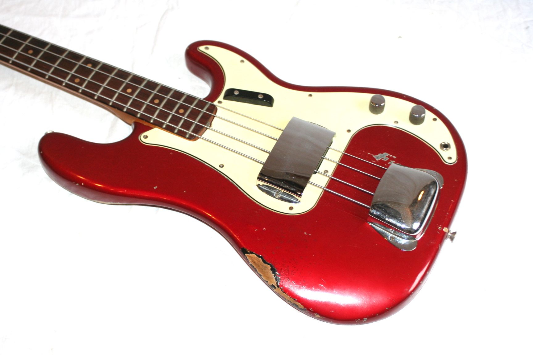 Fender Precision Bass 1964 Candy Apple Red Bass For Sale Bass N Guitar