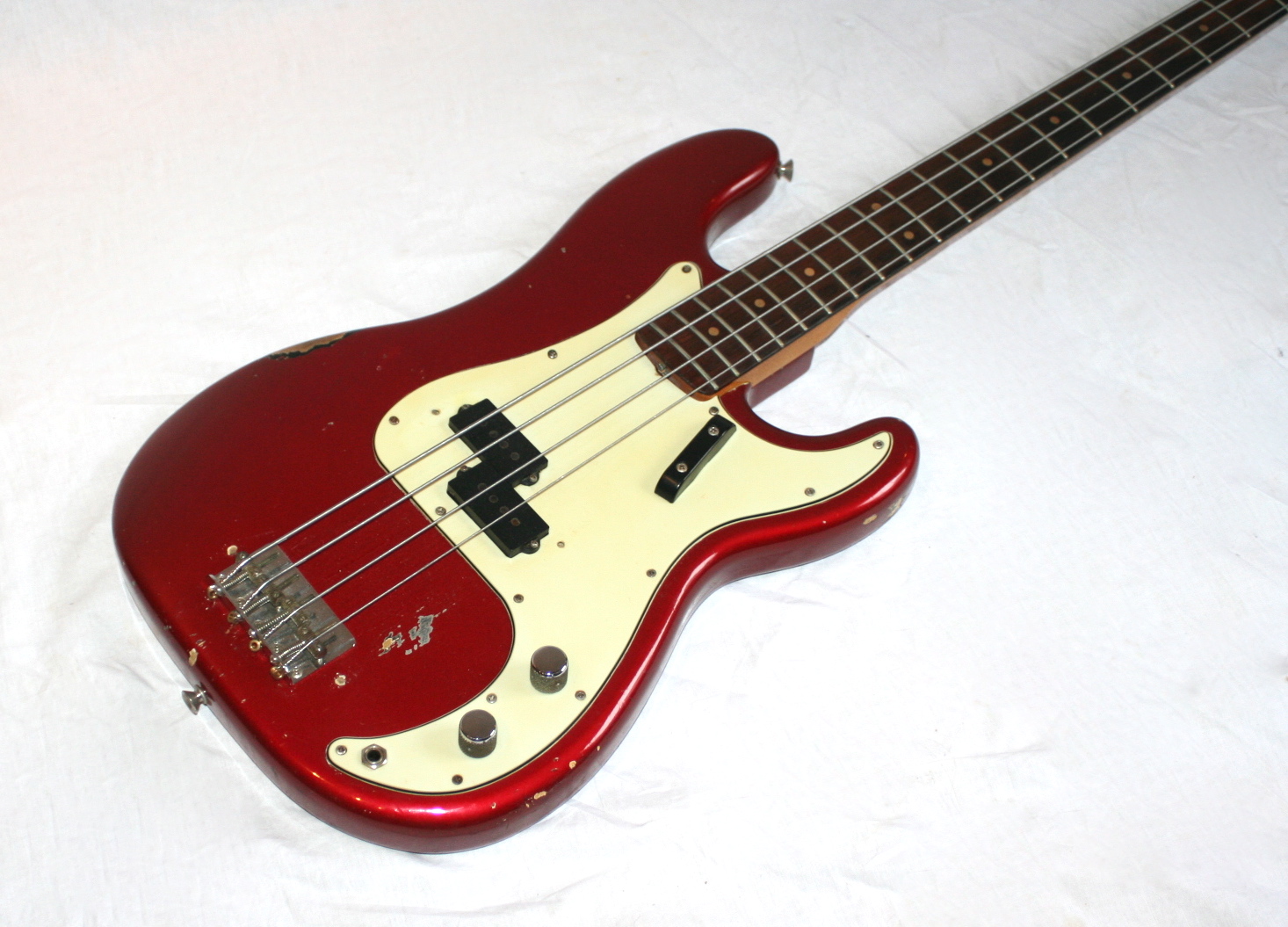 Fender Precision Bass 1964 Candy Apple Red Bass For Sale Bass N Guitar