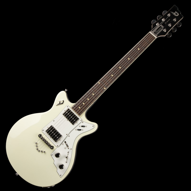 duesenbergDCaster Solid Body P90 Electric Guitar Vintage White with
