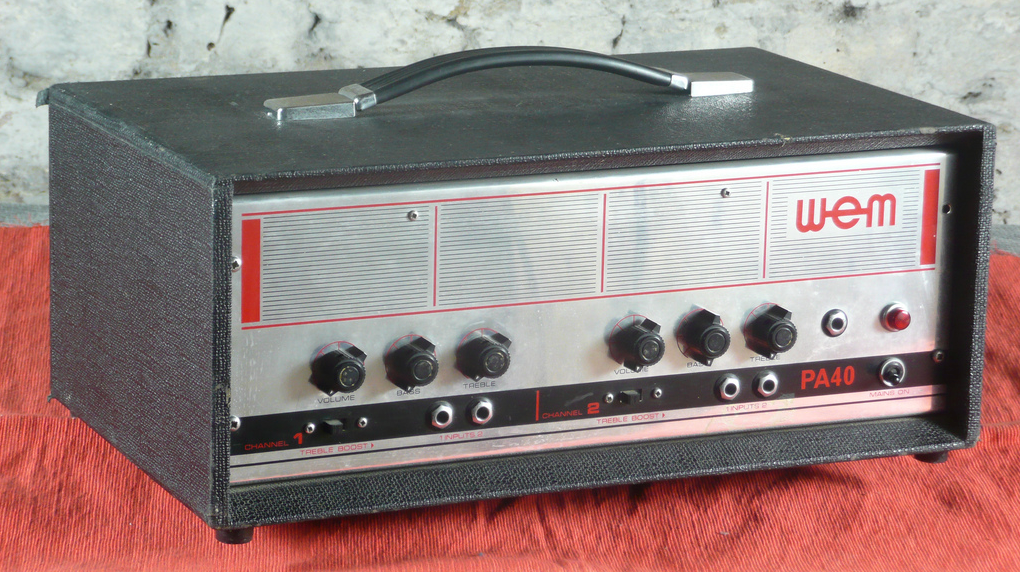 WEM PA40 1970's Amp For Sale Wild Guitars