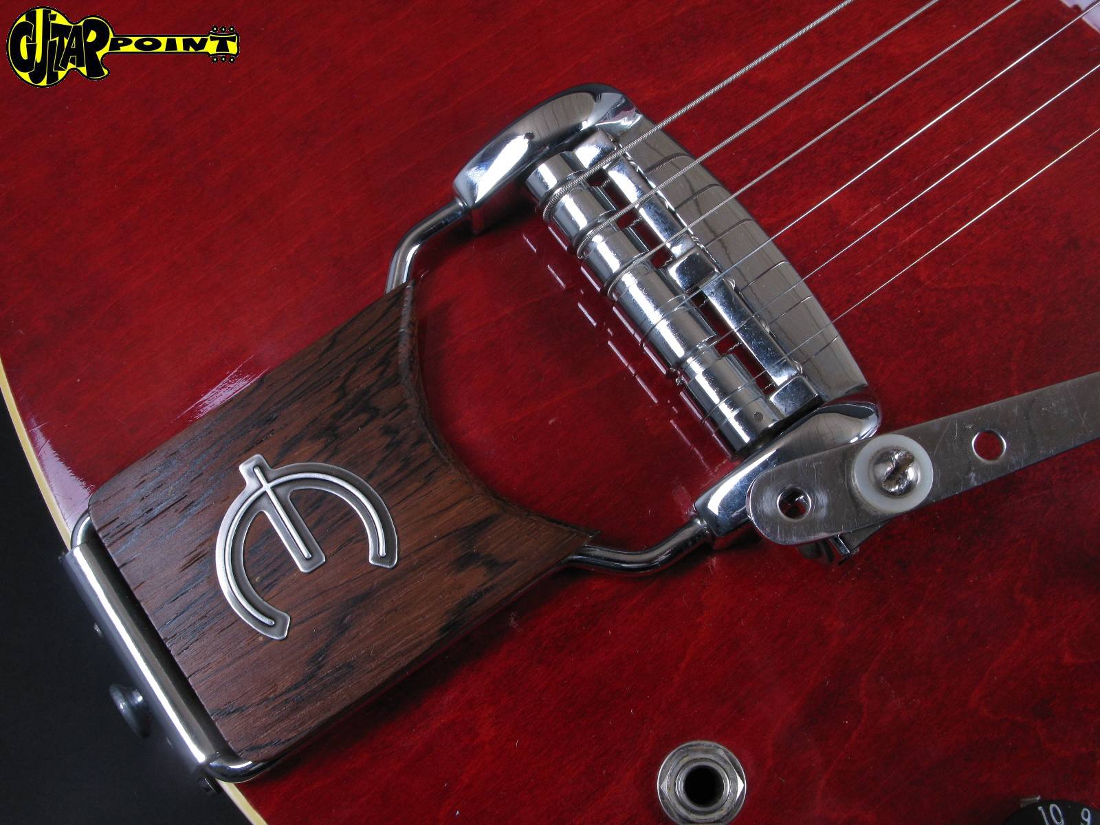 Epiphone casino bigsby cherry red
