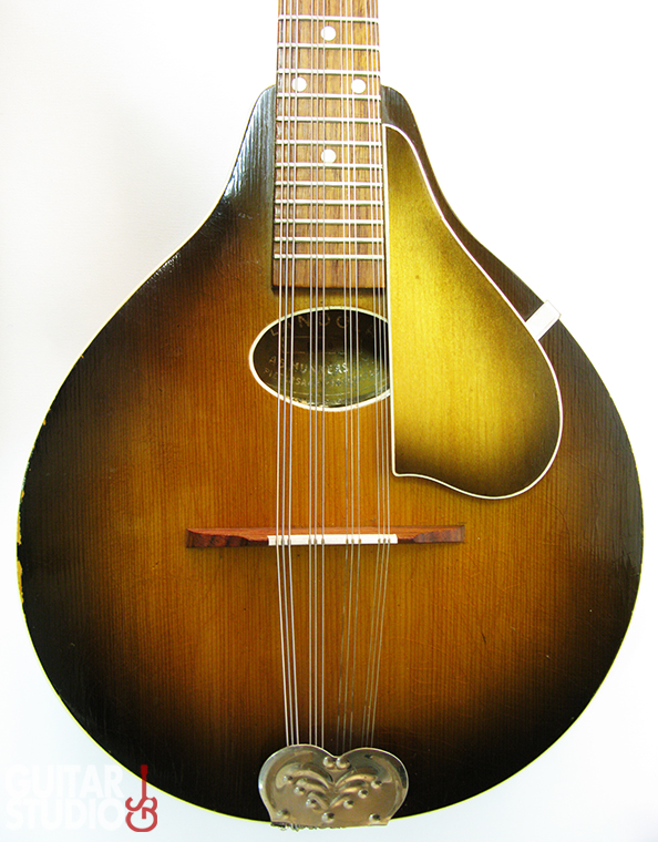 Landola Munkers 12 String 1950's Sunburst Stringed Instrument For Sale