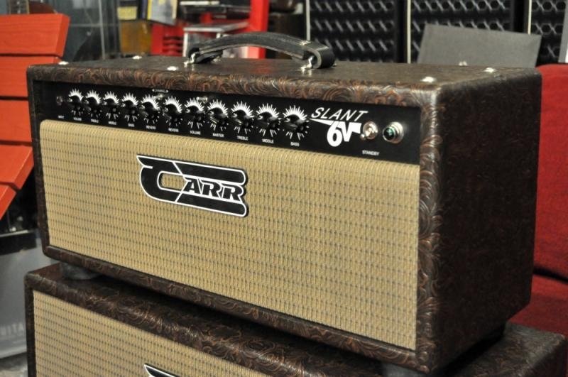 Carr Amplifiers Slant 6V Head Custom Cowboy Tolex 2000's Amp For Sale