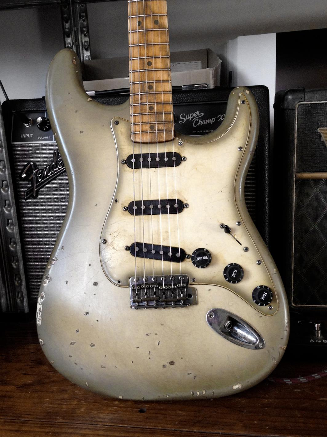 Fender Stratocaster 2013 Antigua Burst Guitar For Sale Alleycat Relics