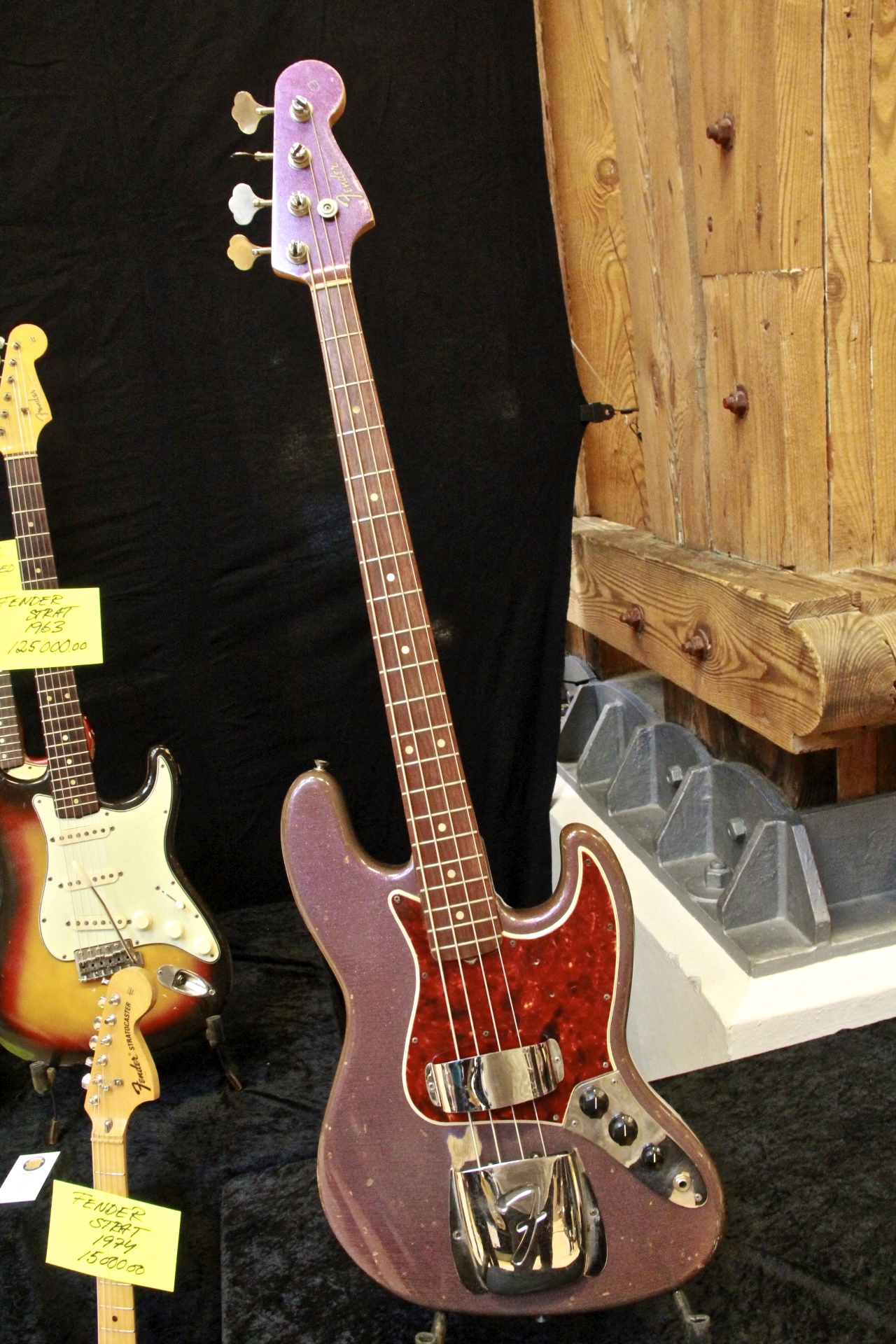 Fender Jazz Bass 1965 Purple Metallic Bass For Sale Anders Anderson Guitars