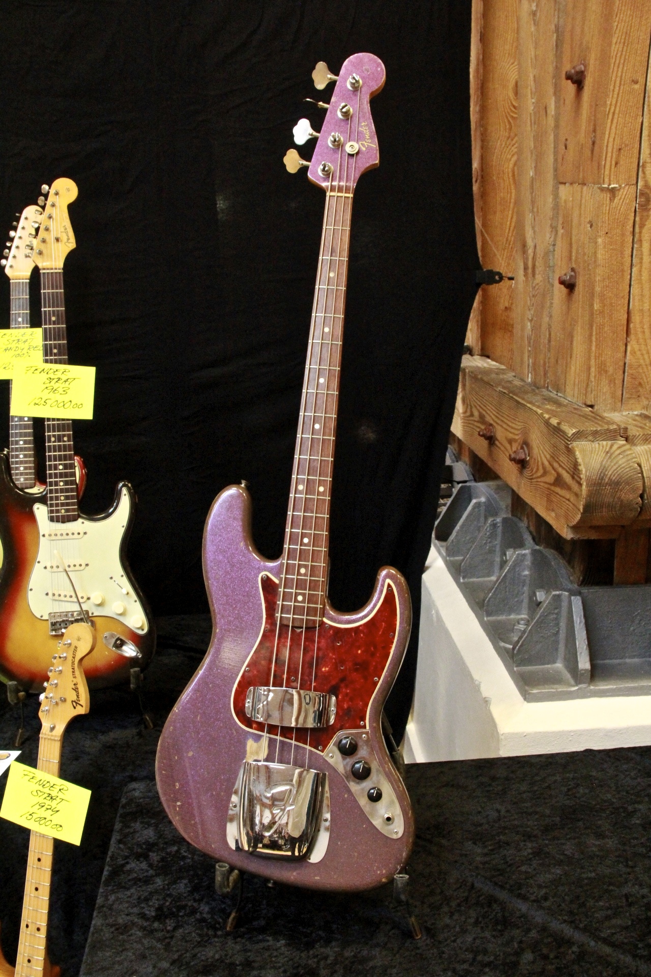 Fender Jazz Bass 1965 Purple Metallic Bass For Sale Anders Anderson Guitars