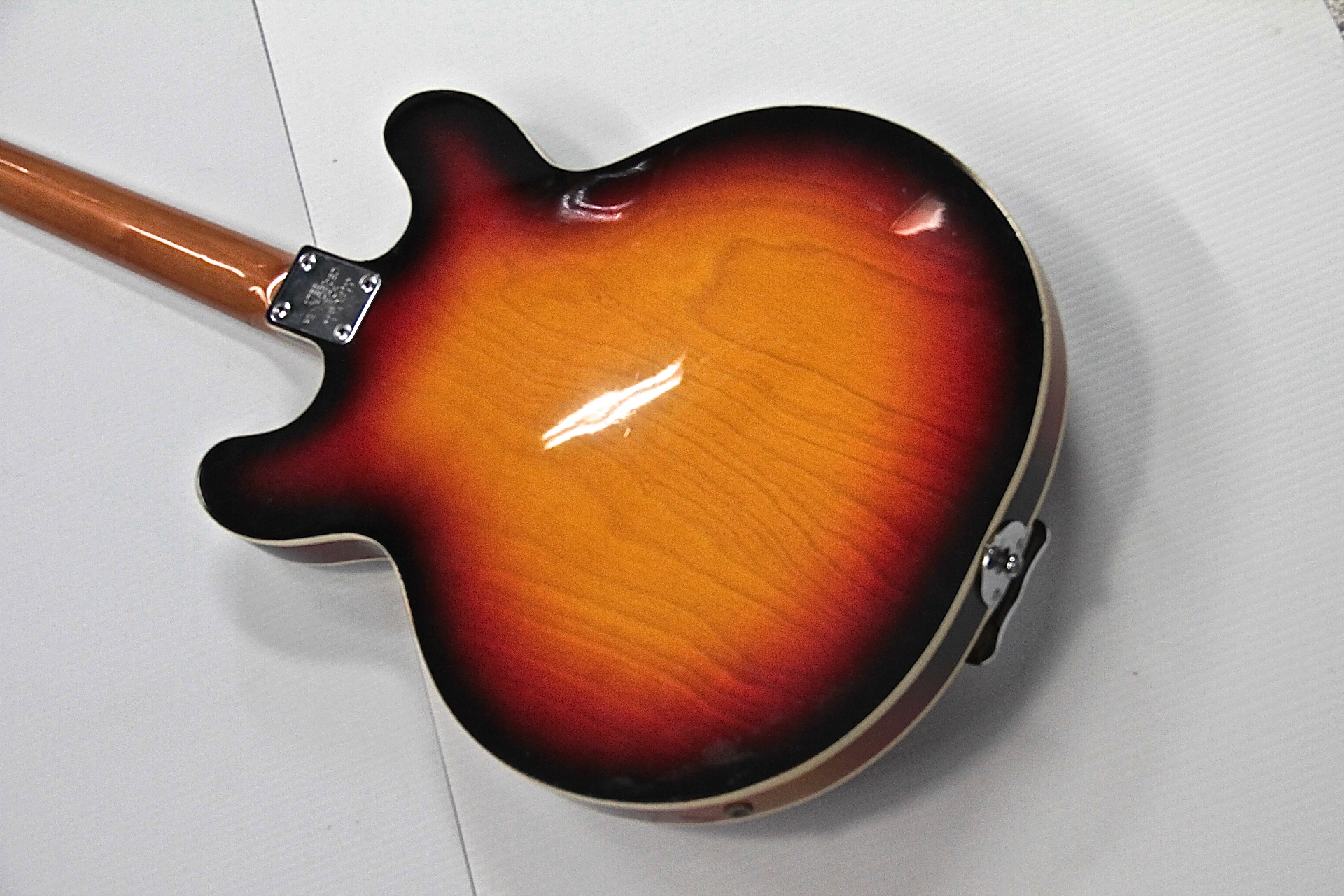 Orlando 335 Style Guitar 1960's Sunburst Guitar For Sale Niles Harper