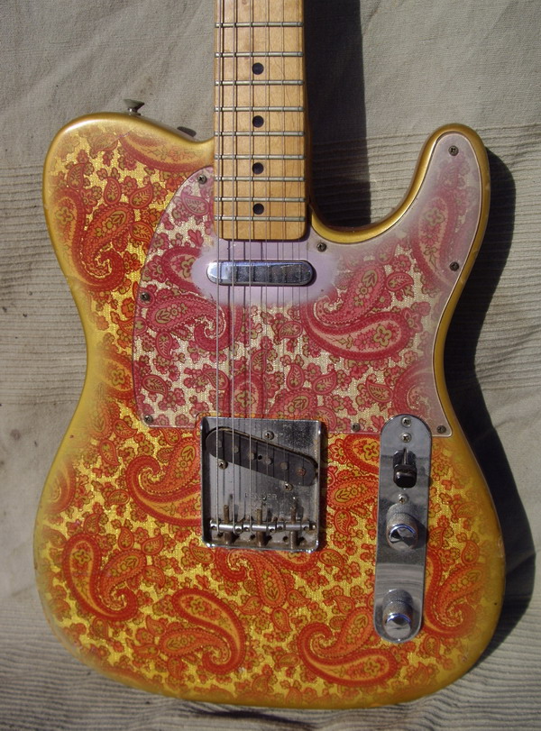 Fender Telecaster Paisley 1969 Paisley Guitar For Sale Hendrix Guitars
