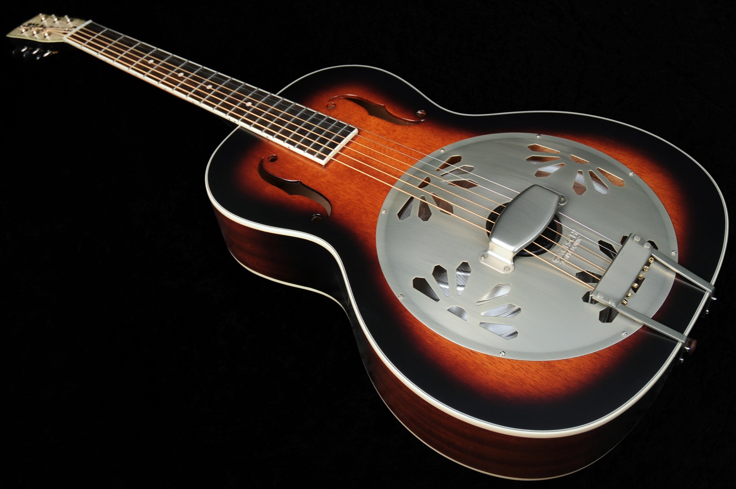 gretschG9240 Alligator Biscuit Roundneck Resonator, 2Color Sunburst2014