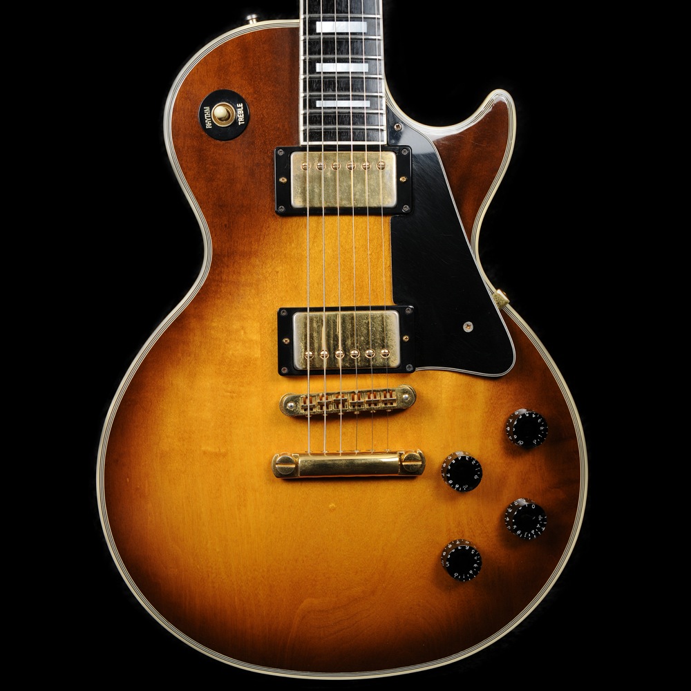 gibsonLes Paul Custom 1986 Tobacco Sunburst with Chainsaw Case