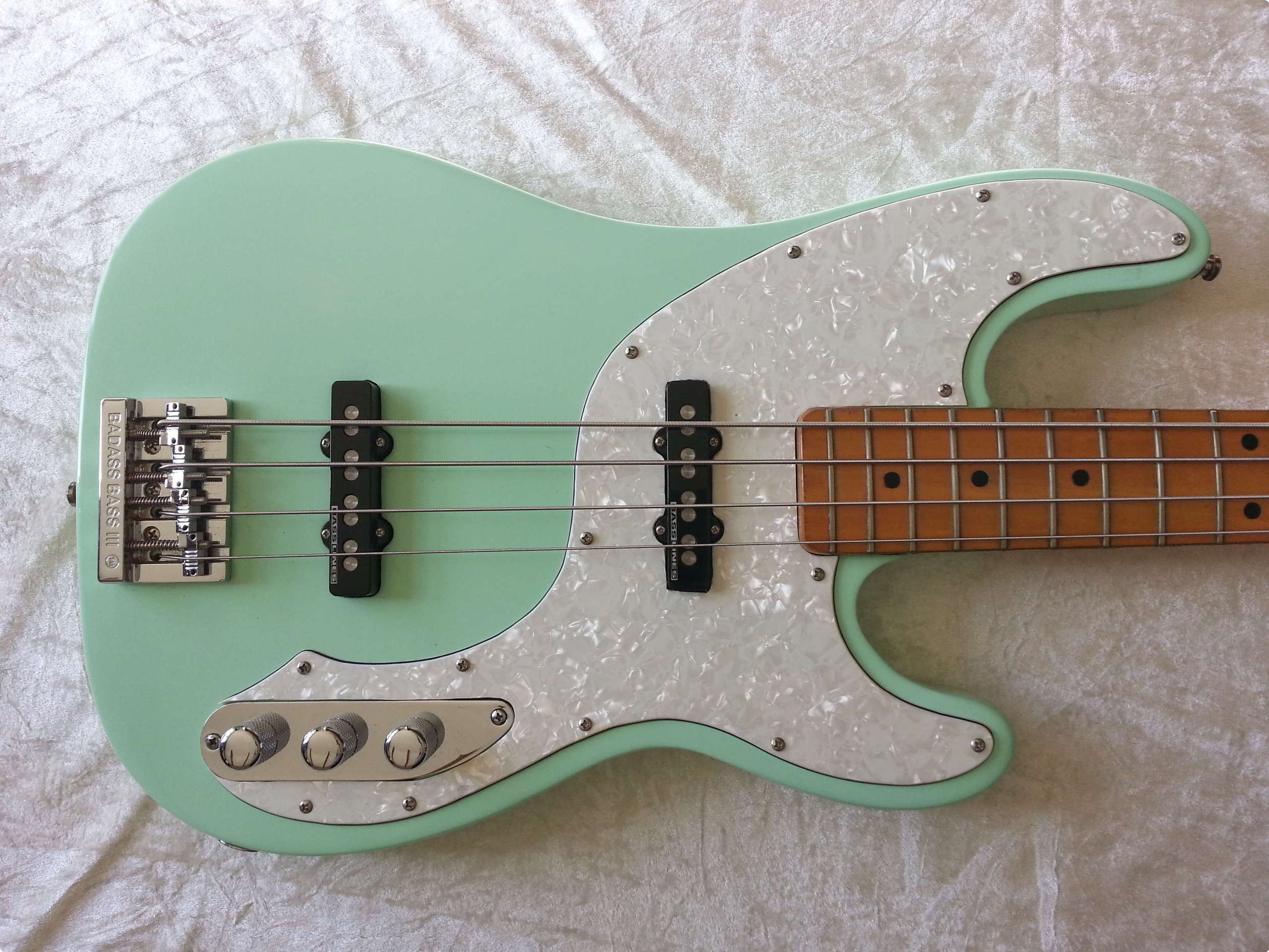 Fender Telecaster Bass With Jazz Pickups 1972 Green Bass For Sale