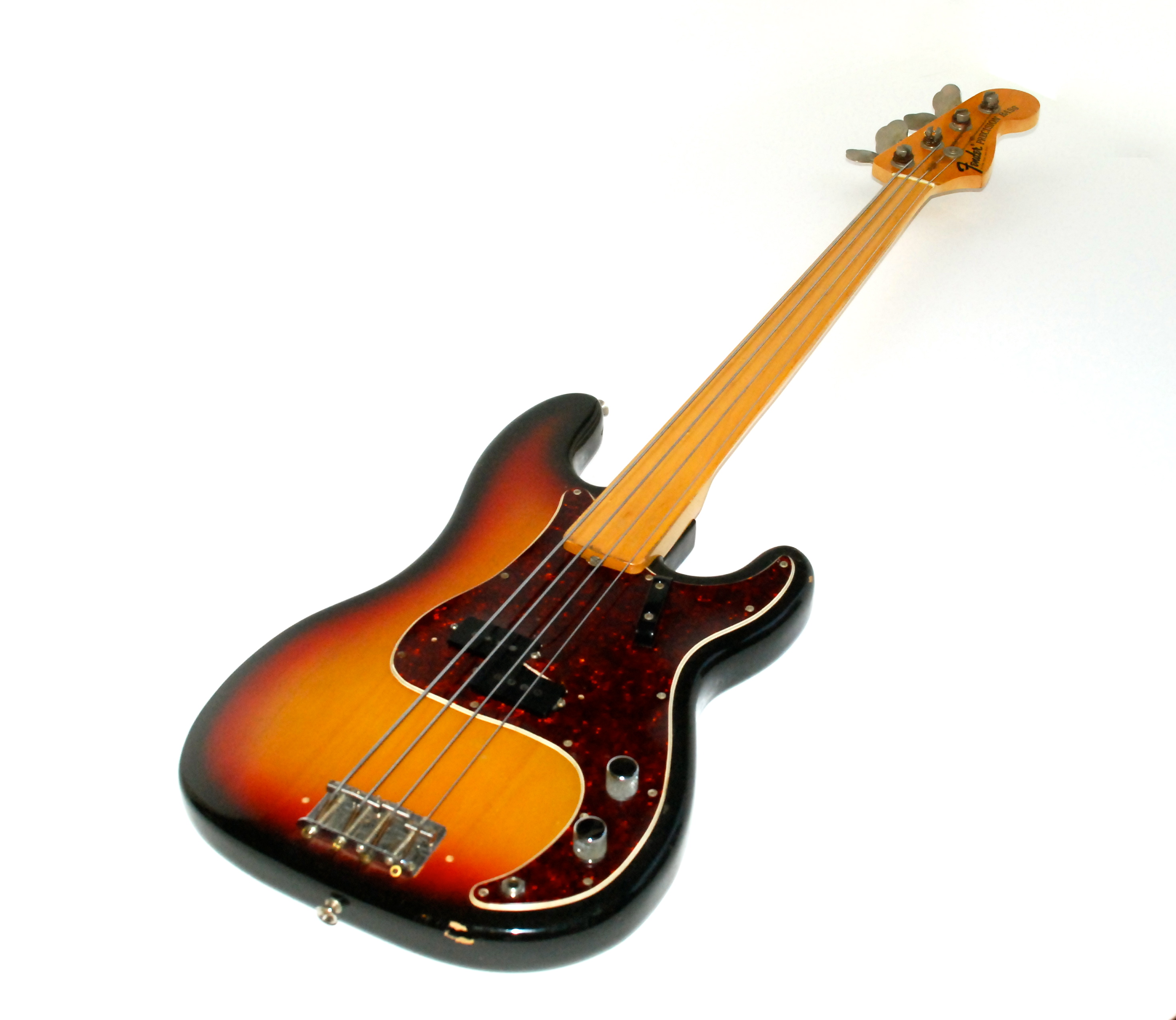 Fender Precision Bass Fretless 1971 Sunburst Bass For Sale Bass N Guitar