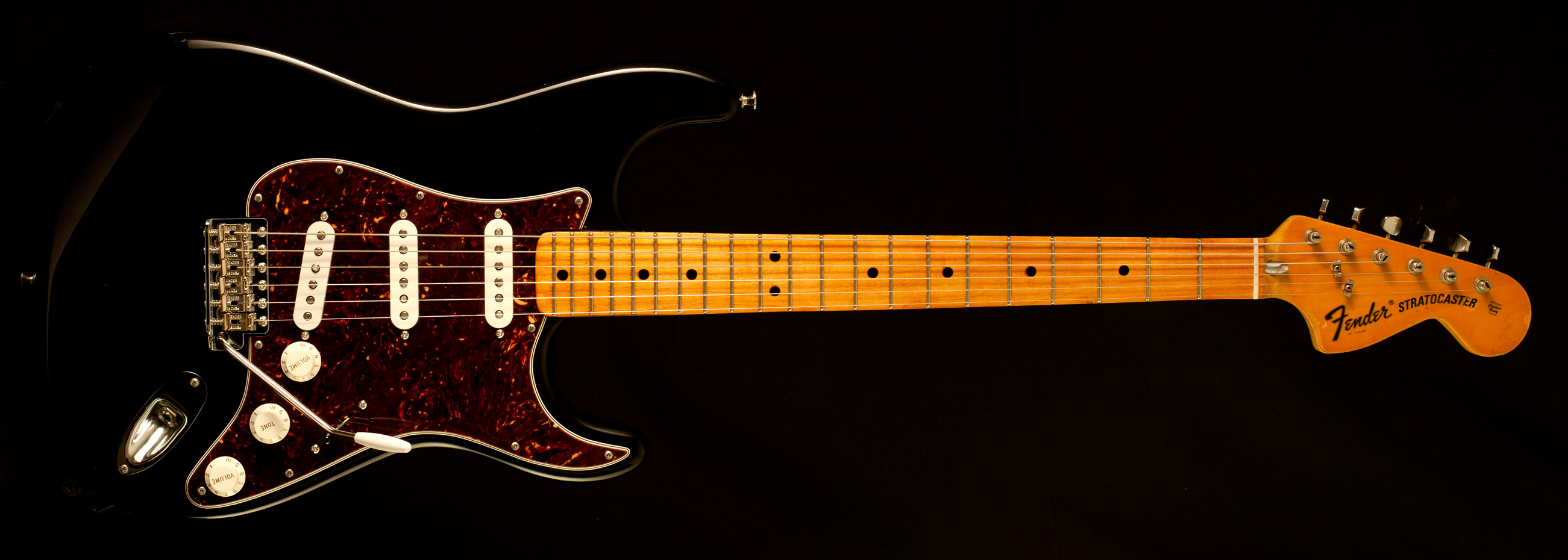 Fender Stratocaster 1970's Black Guitar For Sale Gitarren Total