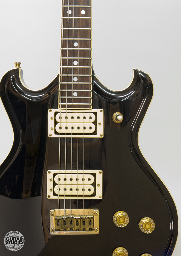 El Maya EM 1000 Japan 1970's Black Guitar For Sale Guitar Studio