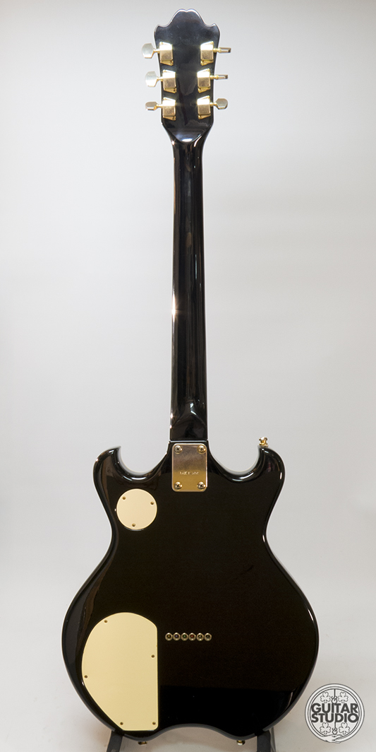 El Maya EM 1000 Japan 1970's Black Guitar For Sale Guitar Studio