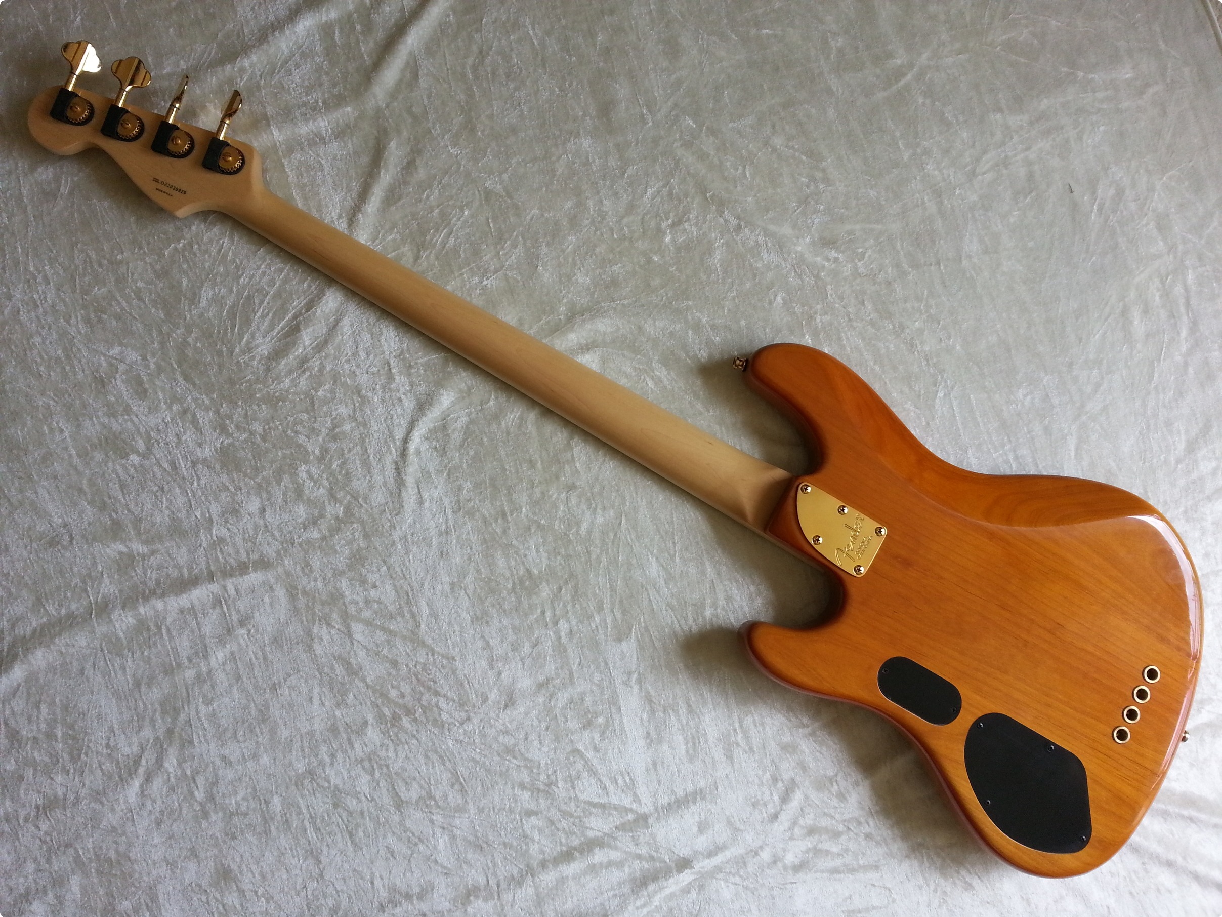 Fender FMT Deluxe Active Jazz Bass 2002 Flamed Maple Top Bass For Sale