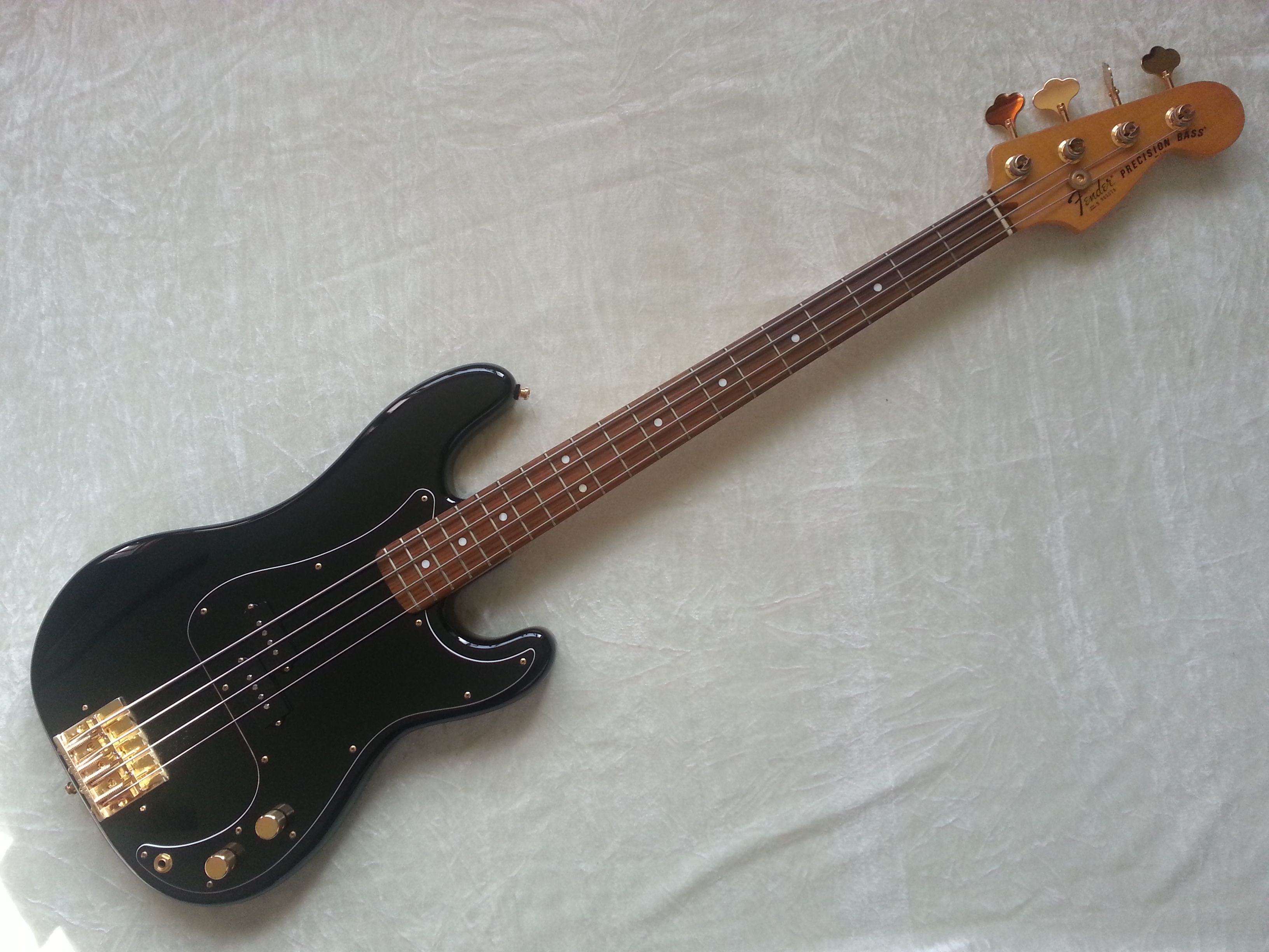 Fender Custom Precision Bass 1979 Black Bass For Sale Cotswold Bass Guitars