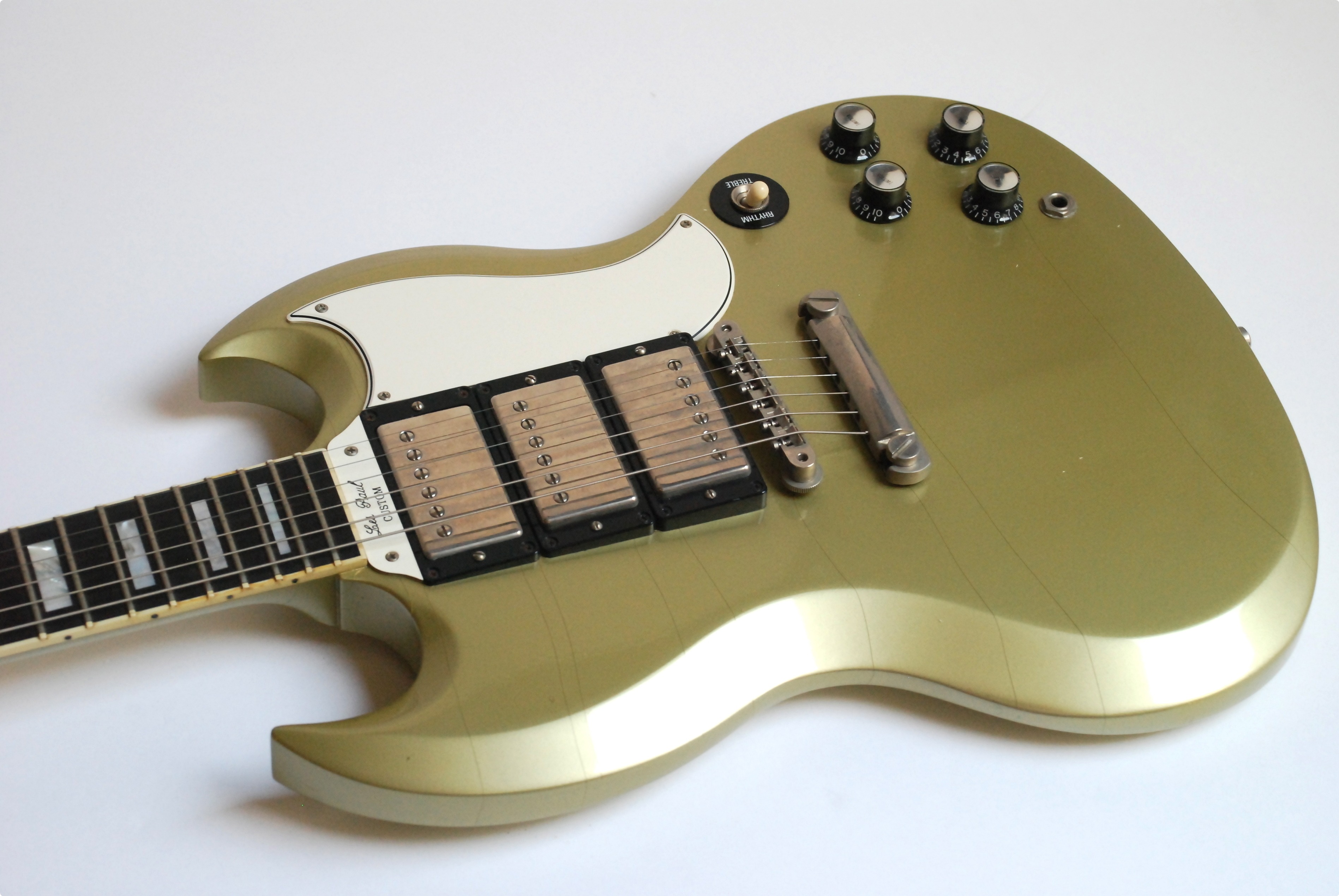 Gibson Les Paul Custom SG Custom Shop 1999 Inverness Green Guitar For
