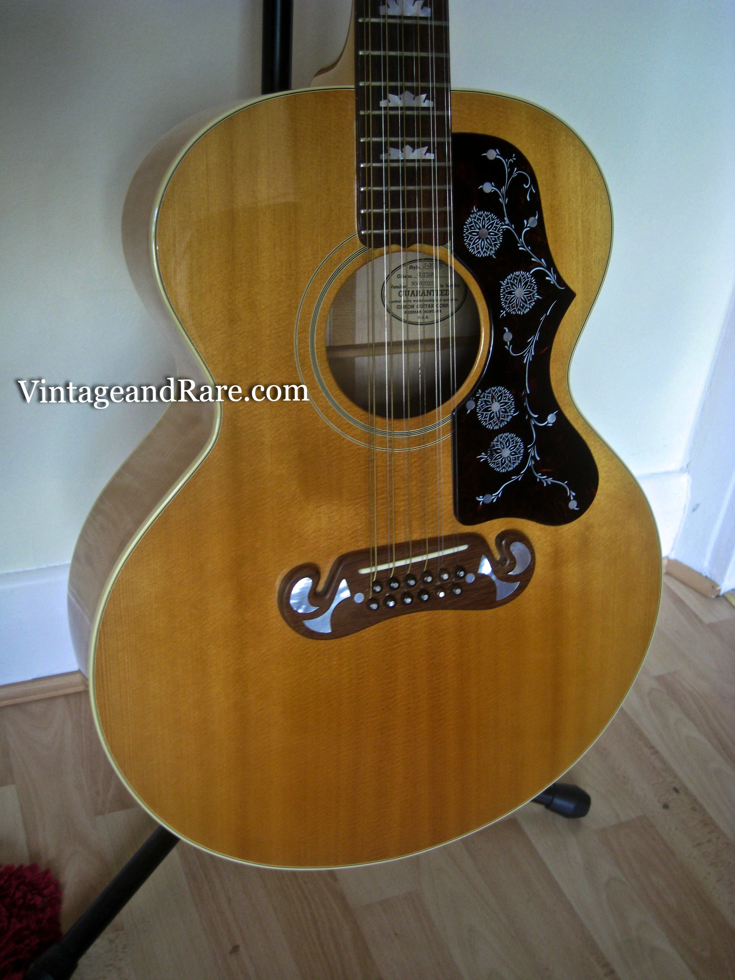 Gibson J200 12 String 1994 Blonde Guitar For Sale Harris Hire