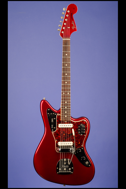 Fender Jaguar (1837) 1965 Candy Apple Red Guitar For Sale Fretted