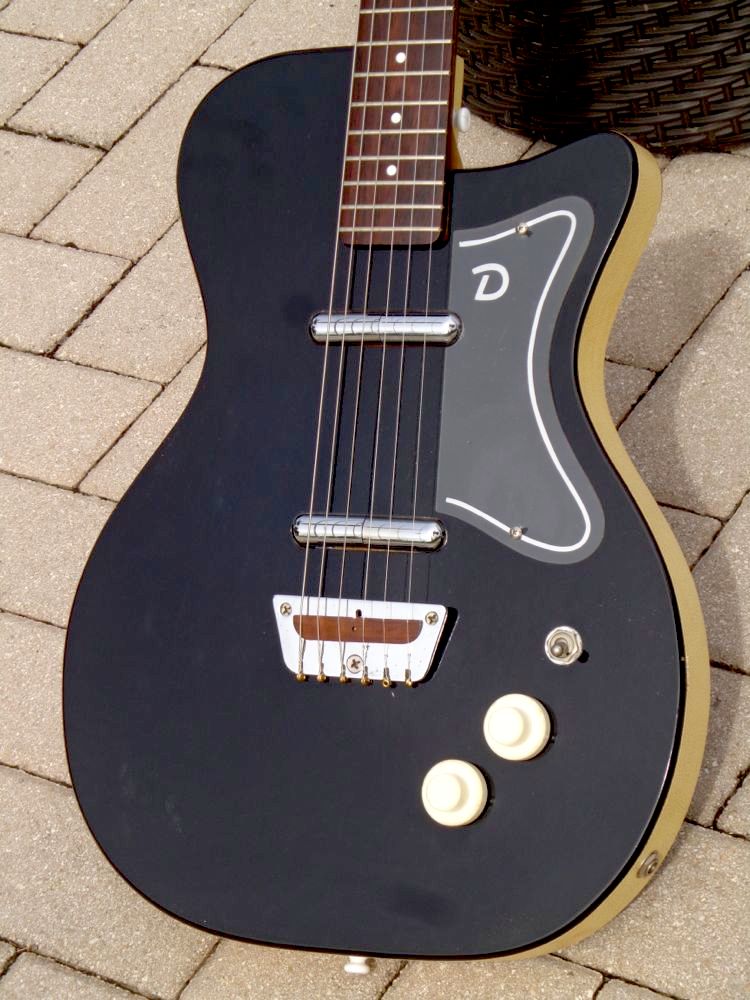 Danelectro U 2 1957 Black Guitar For Sale Guitarbroker