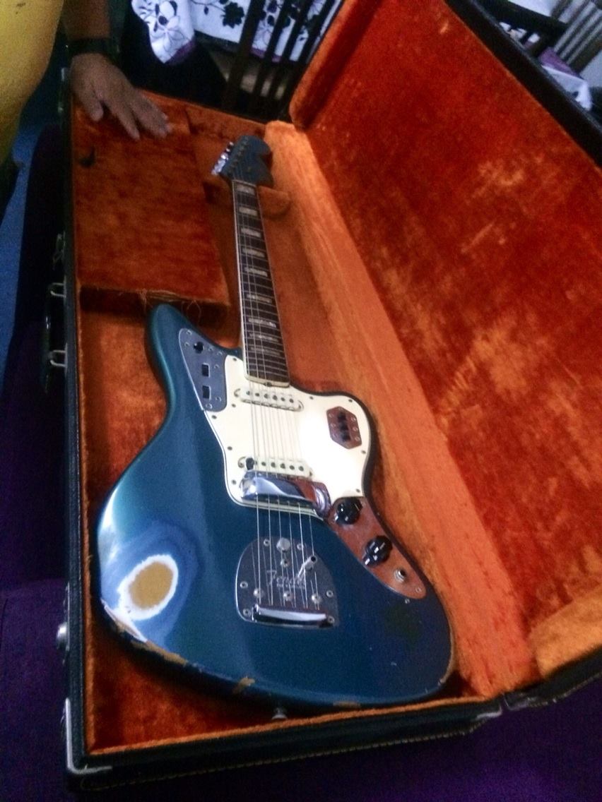 Guitar Jaguar Lake lumpur  TC kuala Fender Placid  1966 Blue vintage Music For guitars Sale