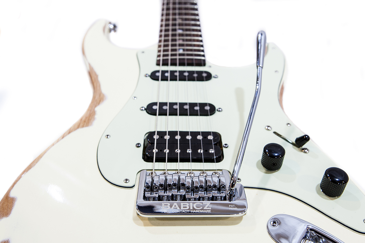 Franfret Guitars AXE Relic 2016 Polyurethane/ Vintage White Guitar For