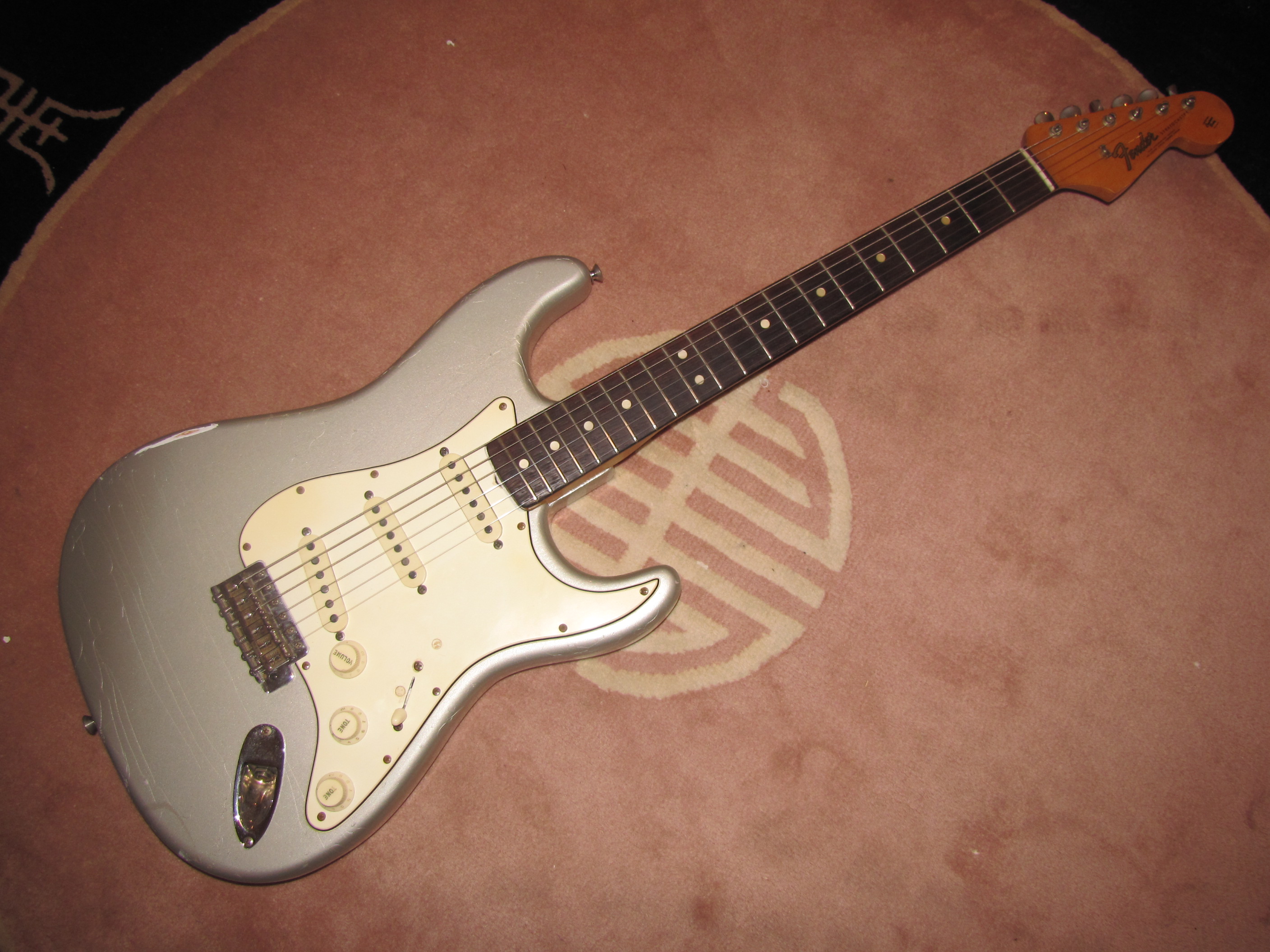 Fender Stratocaster 1965 Inca Silver Guitar For Sale Dan Yablonka Guitars