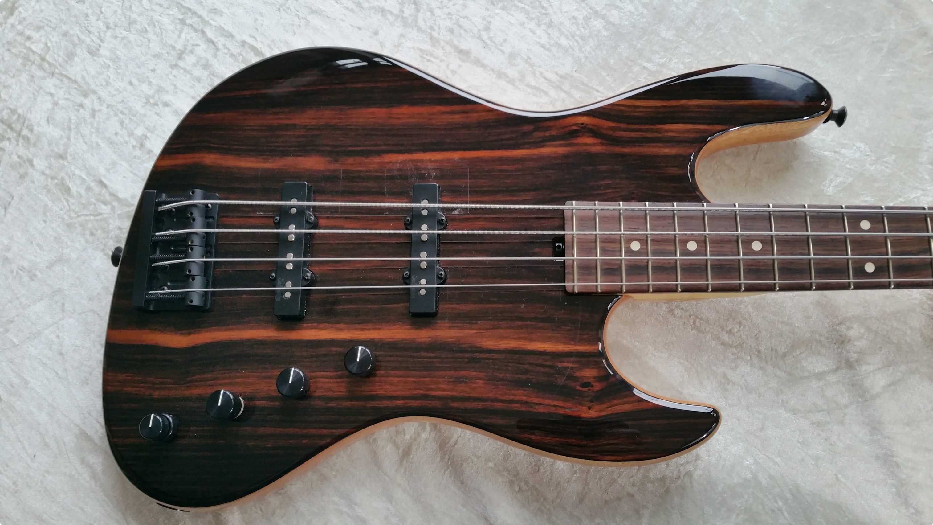 Sadowsky NYC (USA) Jazz Bass 2014 Macassar Ebony Bass For Sale Cotswold