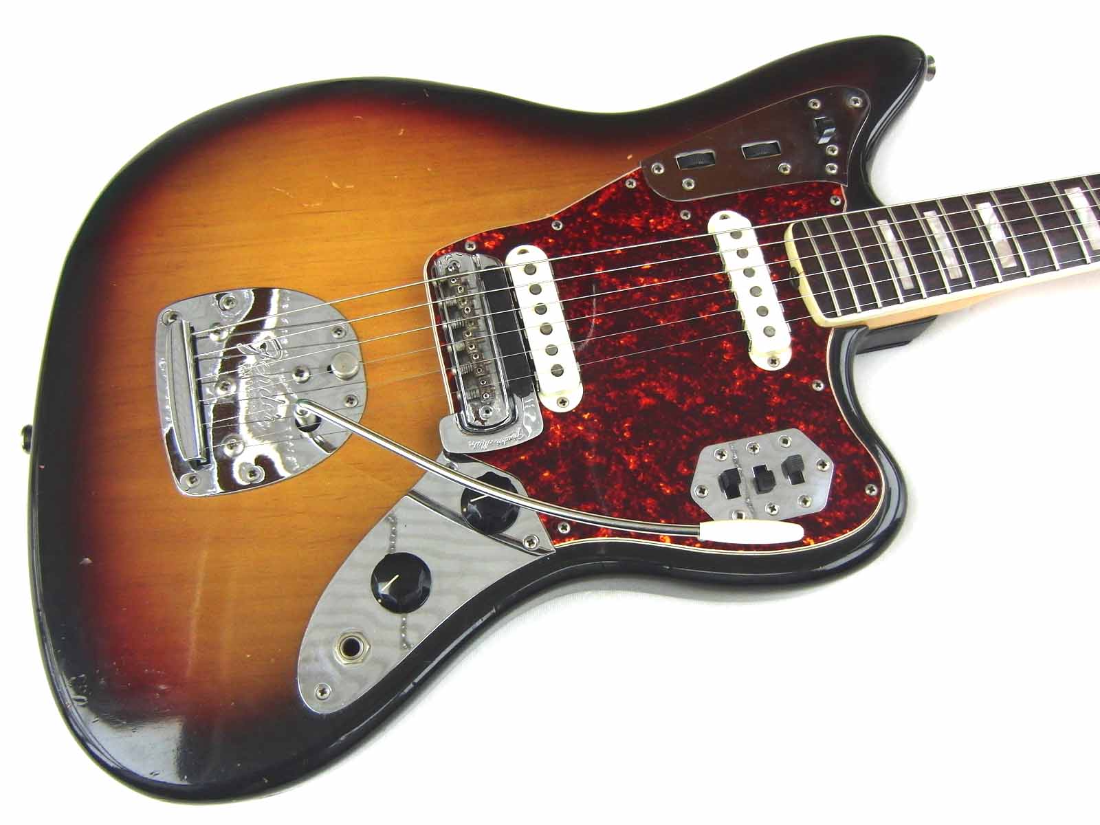 Fender Jaguar 1973 Sunburst Guitar For Sale WutzdogGuitars