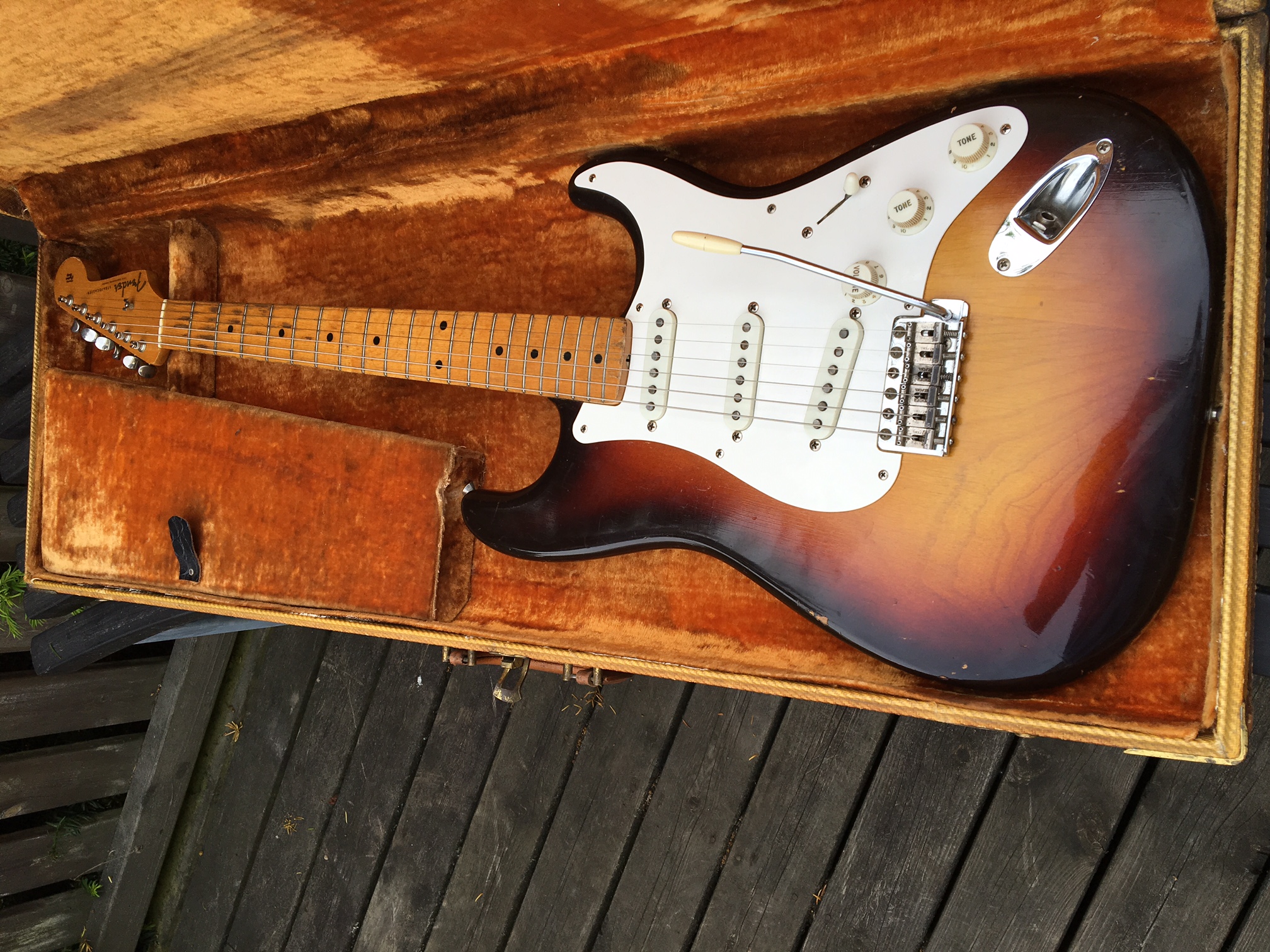 Fender Stratocaster 1959 3 Tone Sunburst Guitar For Sale Anders Anderson Guitars