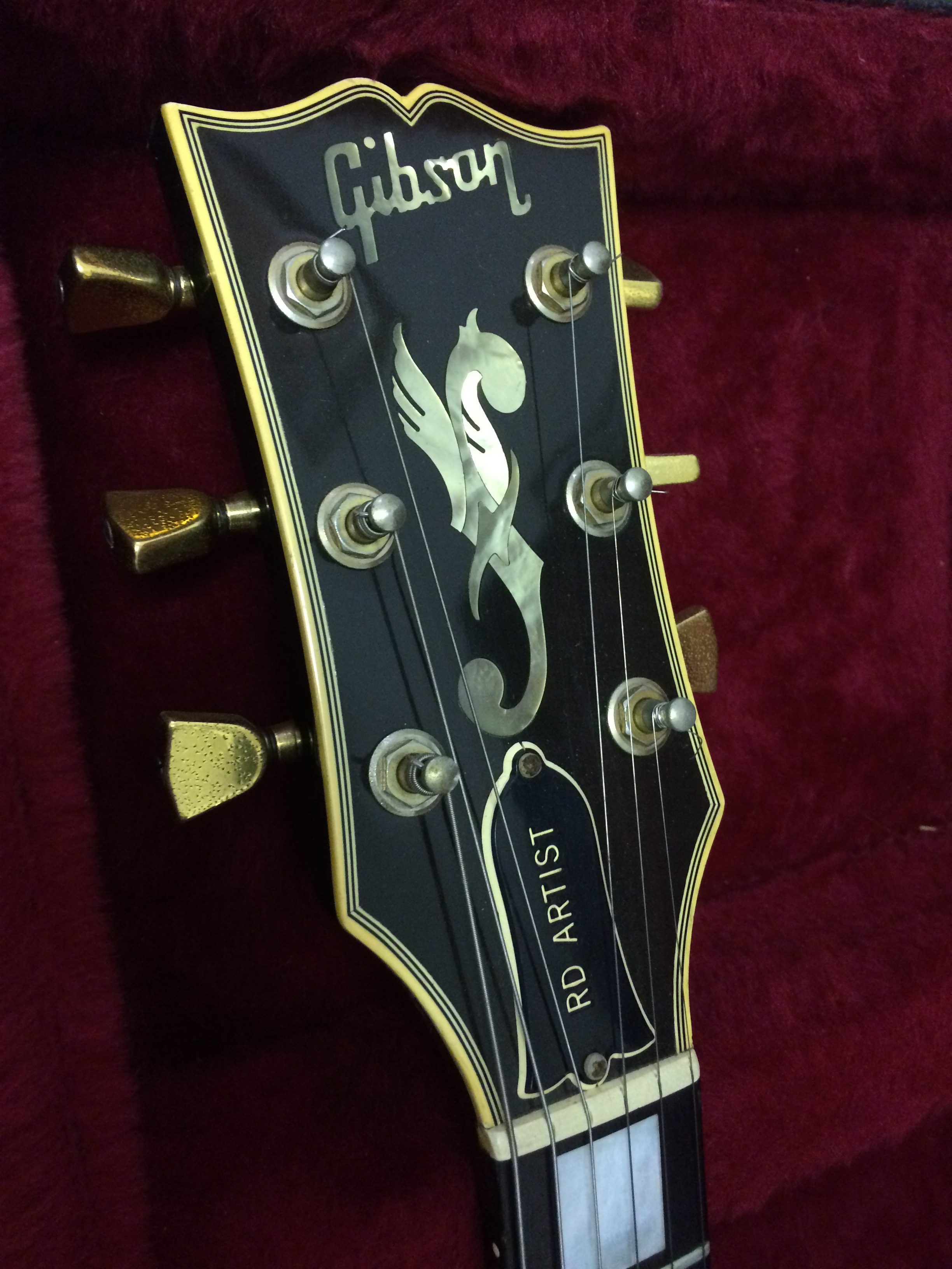 Gibson RD Artist 1977 Black Guitar For Sale Richard Henry Guitars Ltd