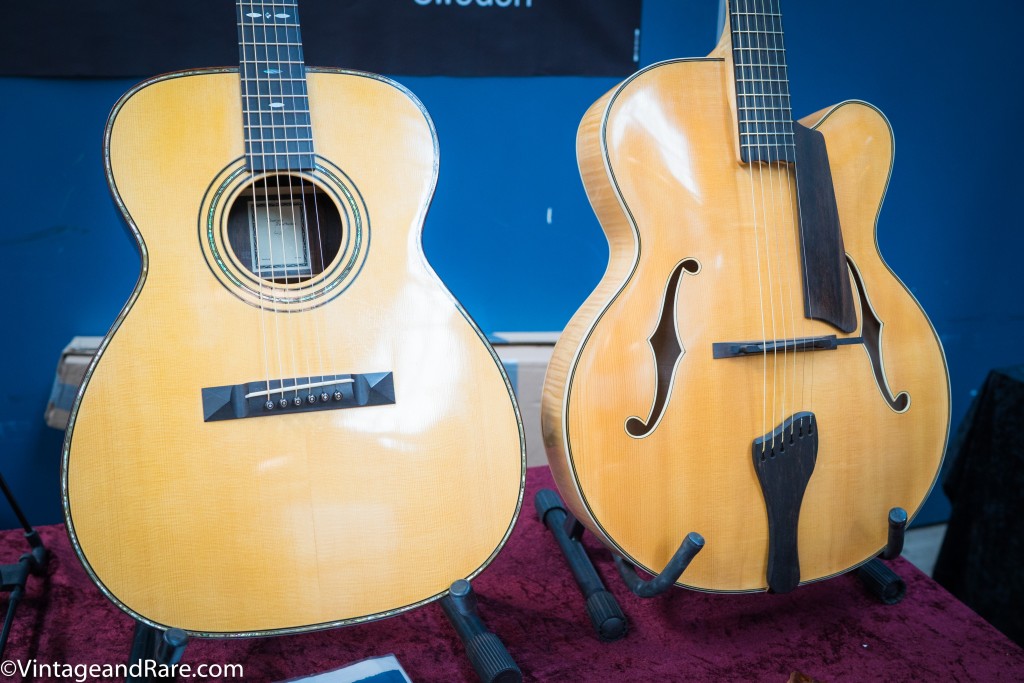 A pair of Fredholm Guitars