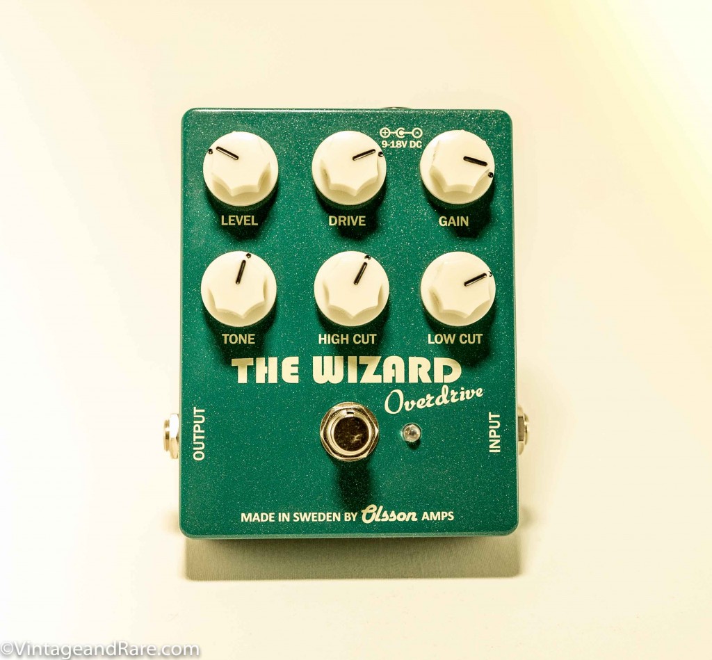 The Wizard Overdrive pedal from Swedish builder - Olsson Amps