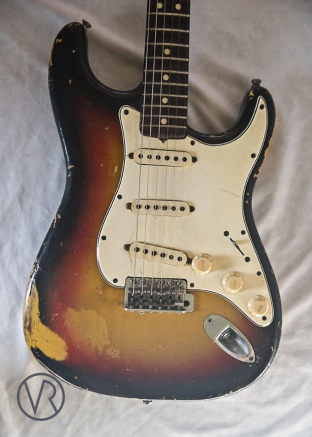 Jimi Hendrix 1964 Fender Stratocaster Sunburst-2