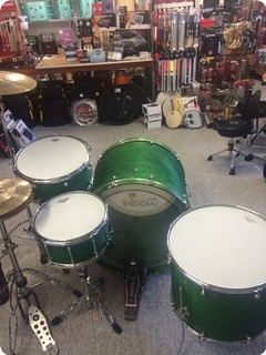 Drum Limousine Custom  2014 Dark Green Satin Woodgrain 