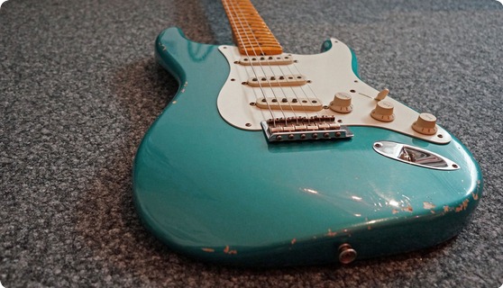 Fender Custom Shop Stratocaster 1956 Relic Limited Edition 2012 Ocean Turquoise Metallic