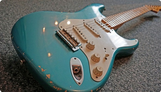 Fender Custom Shop Stratocaster 1956 Relic Limited Edition 2012 Ocean Turquoise Metallic