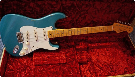 Fender Custom Shop Stratocaster 1956 Relic Limited Edition 2012 Ocean Turquoise Metallic
