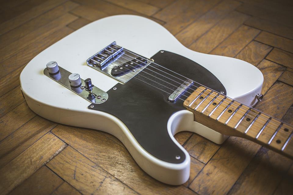 Squier By Fender Japan Telecaster Silver Series 1992 Polar White Guitar