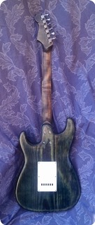 Handwood Guitars Machete 2015 Natural Burst (gold Blue Green)