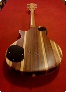 Handwood Guitars Woody   Phat Cats Custom Lp 2014 Natural Tru Oil